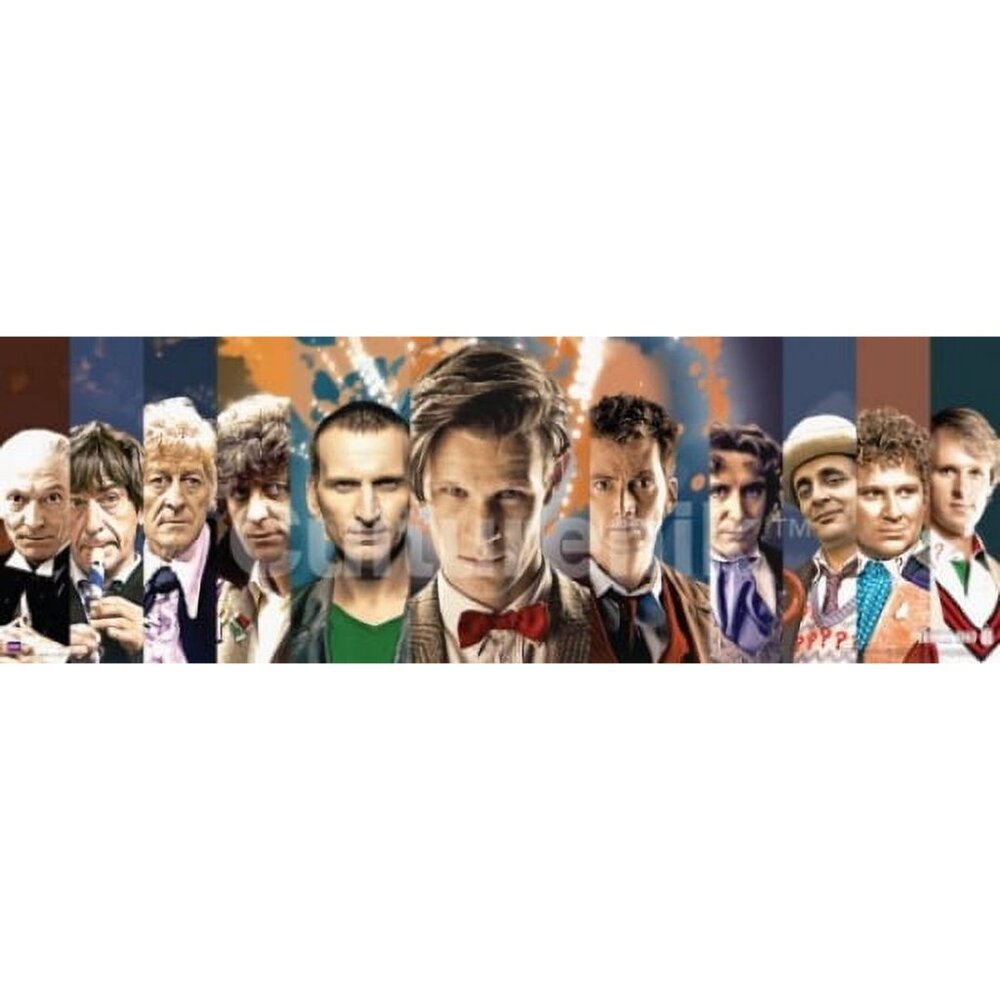 Doctor Who All Doctors Movie poster 36"x12"